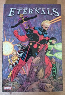 ETERNALS (HC) by Neil Gaiman, John Romita Jr - FIRST PRINT 2007 - MARVEL COMICS