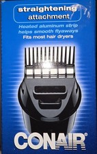 Conair SP5 Straightening Attachment for Hair Dryers   Black. NIB unopened