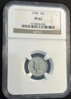 1939 Proof Mercury Dime NGC PF 62 Gem Quality Coin 10c