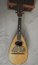 Antique Vintage Osborn Bowlback Mandolin for Parts Repair