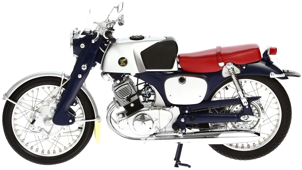 EBBRO Honda CB92 Blue (1/10 Diecast 10022) - Image 2 of 2