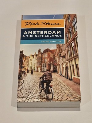 AMSTERDAM & THE NETHERLANDS 3RD EDITION RICK STEVES TRAVEL BOOK W/ FOLDOUT MAP