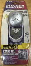 VTG Cell-Tech Universal Hands Free Calls Transmits FM Radio New Old Stock