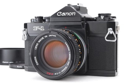 [Near MINT] Canon New F-1 Eye Level FD 50mm f1.4 Lens 35mm Film Camera JAPAN