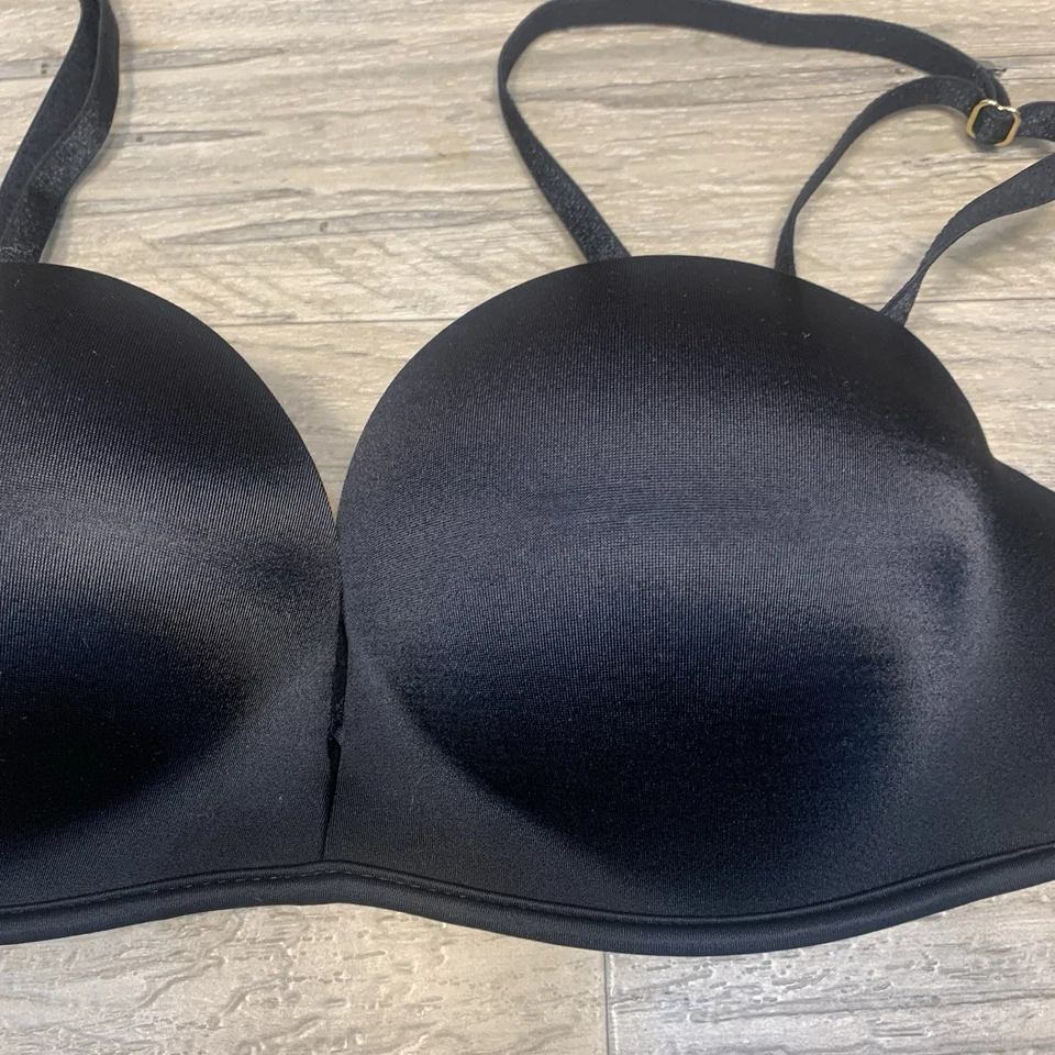 Victoria Secret Satin Bombshell Multi-way Bra Black Size 32 A - Image 4 of 4