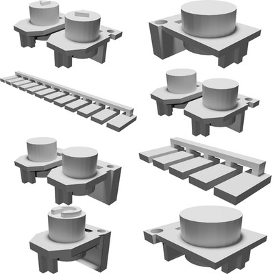 Ersatz Tasten Set für DJ Controller Numark NV II 3D gedruckte Teile Kit