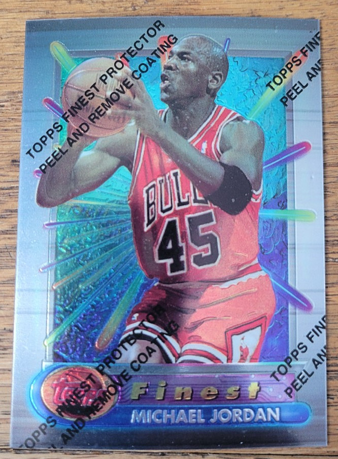 1994-95 Topps Finest - Michael Jordan #331 Refractor w/Peel