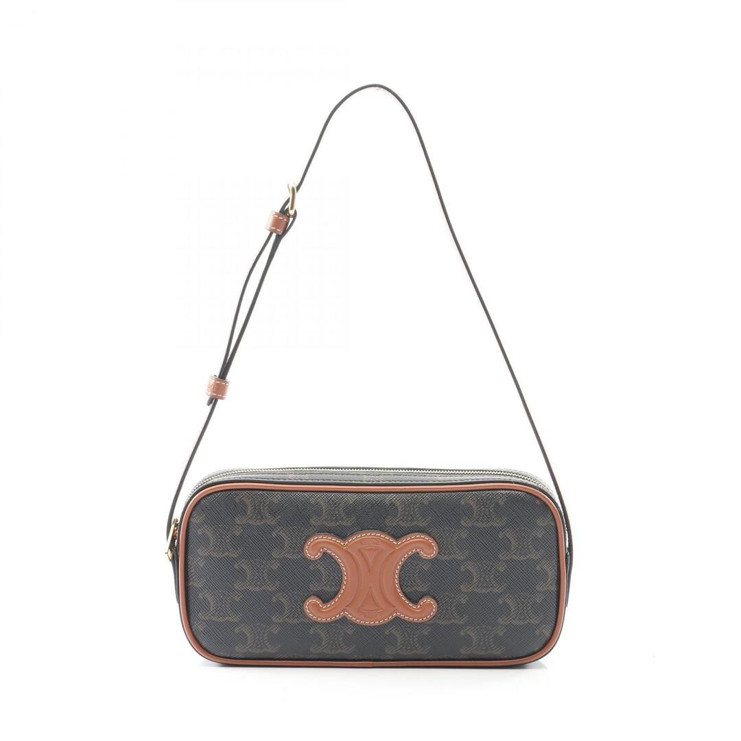 Celine CELINE Cuire Triomphe Mini Camera Bag Shoulder Bag Bag PVC Coated Canvas