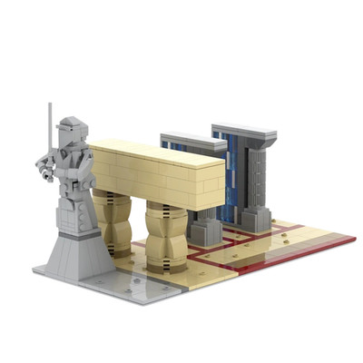 Jedi Tempelwächter Eingang Baustein MOC Set - Creative Display Set