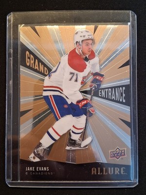 2020-21 UPPER DECK ALLURE GRAND ENTRANCE JAKE EVANS #GE-8 MONTREAL