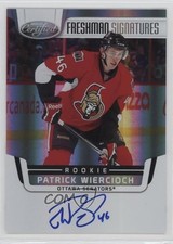 2011-12 Certified Freshman Signatures Patrick Wiercioch #171 Auto 0c2