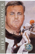 1998 NFL Hall of Fame MIKE McCORMACK Signature Series AUTO /2500 Browns