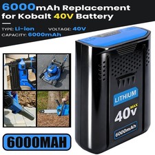 PACK For Kobalt 40V MAX 6.0Ah Extended Run Li-Ion Battery KB440-03 KB540-06 NEW