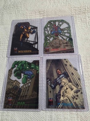 Marvel Premium QFX Lazer Blast Die-Cuts Chase Card Set