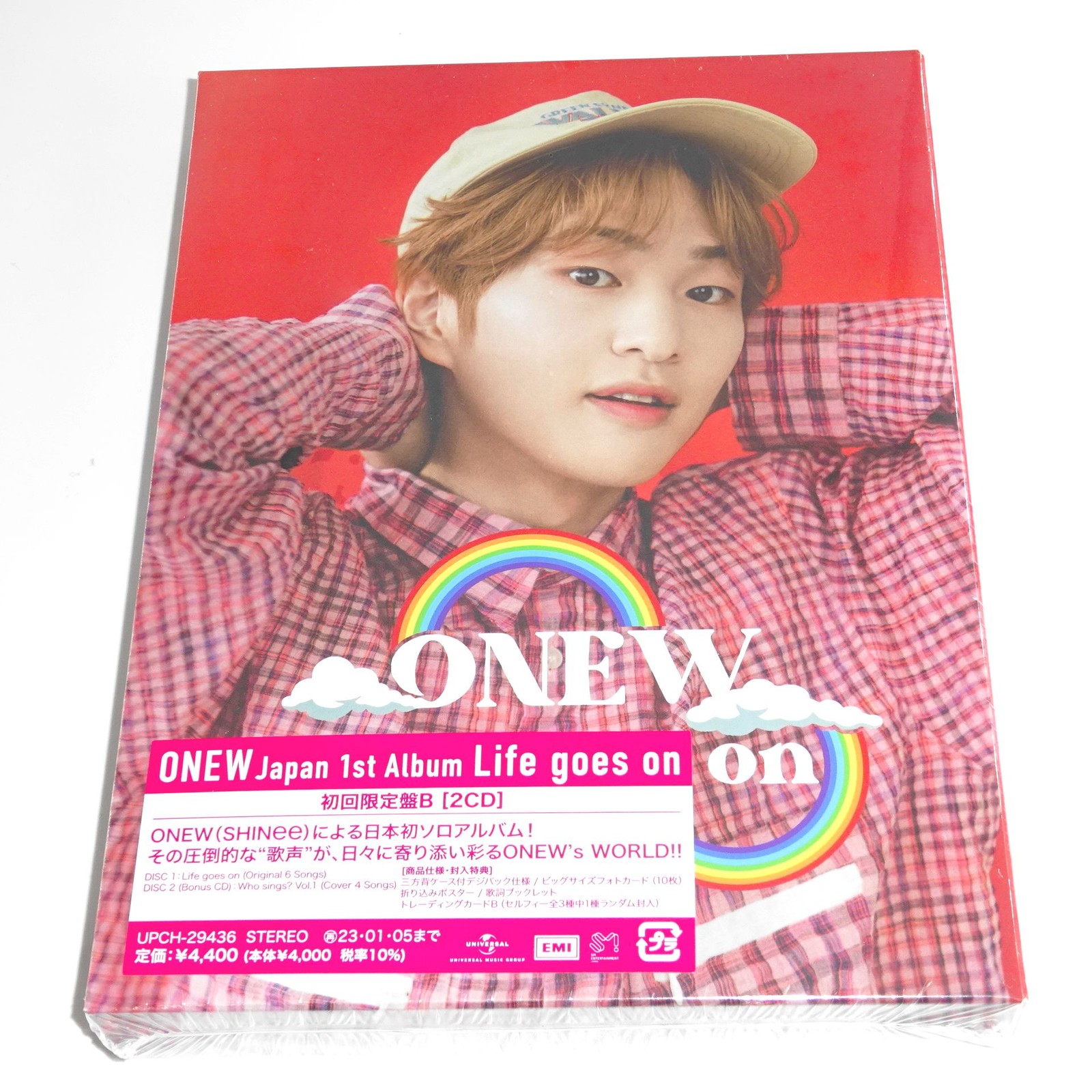 ONEW Life goes on JAPAN CD+POHTOCARD Limited Edition B (2 Discs)
