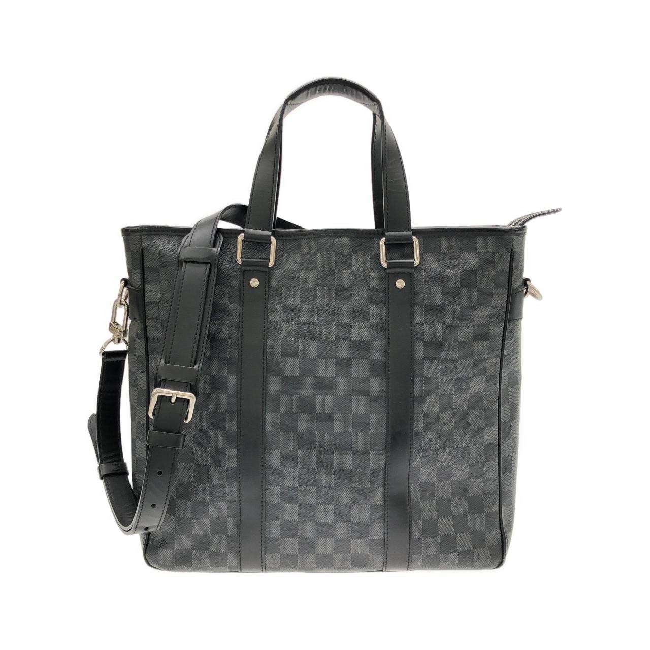 Authentic Louis Vuitton Damier Graphite Tadao PM N41467 Bag #260-008-076-7725