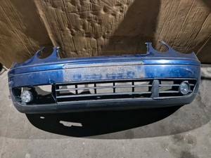 VW Polo 9N Stoßstange vorne Blau mit Nebelscheinwerfer