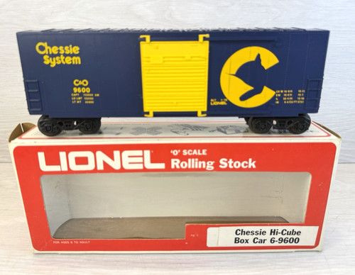 Lionel 6-9600 C & O Chessie Hi-Cube Boxcar, Nuevo de Lote Antiguo, Escala O BLT 1-76 | Zustand: New