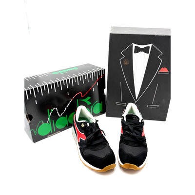 Size 7M - Diadora N9000 x Patta 9, Black Special Box 160410/80013