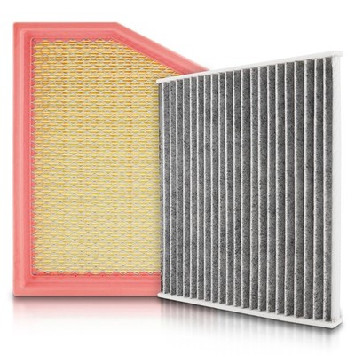for 2014-2018 Jeep Cherokee L4 2.4L V6 3.2L Combo Set Engine & Cabin Air Filter