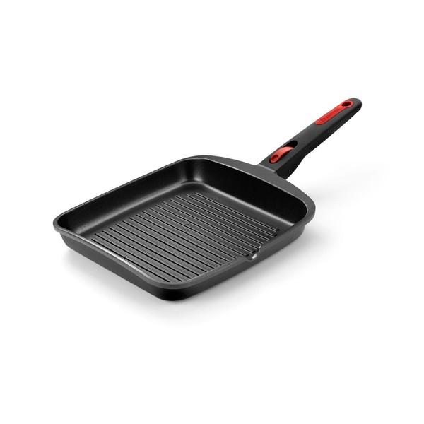 Monix In-Out | Grill Mit 22 Cm Streifen, Aluminium, Vollinduktion, Pfoa-Frei, An-image