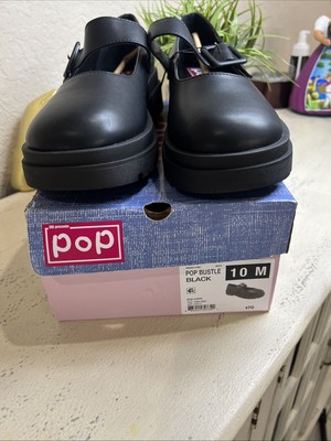 Pop Bustle Mary Jane Black Women's Size 10M Shoes Goth Grunge