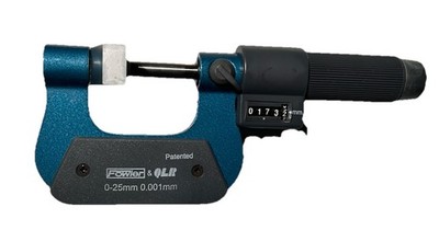 Fowler & QLR 0-25mm E-Z Read Digit Large Anvil Micrometer  52-621-025 **75% OFF*