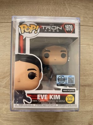 Funko Pop Eve Kim Glow #1970 Tron Ares Limited Edition 3500 Teile + Protector