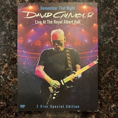 David Gilmour Remember That Night: Live at the Royal Albert Hall DVD *Tested