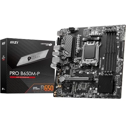 MSI Pro B650M-P AM5 mATX Motherboard AMD B650 DDR5 192GB