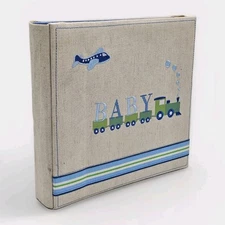 160 Picture Photo Album Baby & Trains Design 40 Pages