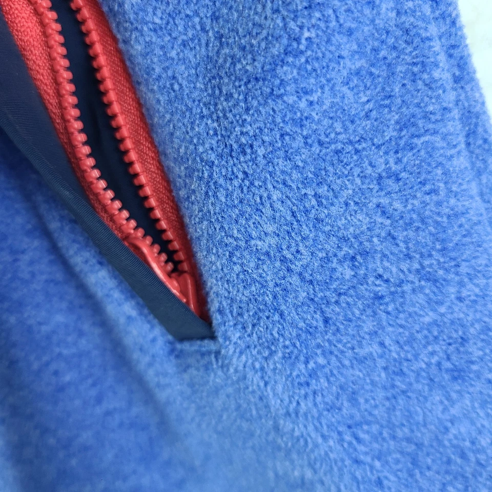Southern Tide Sweater Mens XL Blue Quarter Zip Fleece Sweatshirt Zipper Pocket - Image 3 of 4