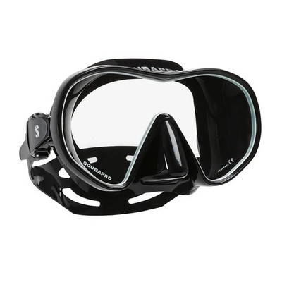 SF-1 TopDeal: Scubapro Solo Einglasmaske schwarz-weiß Taucherbrille Tauchmaske
