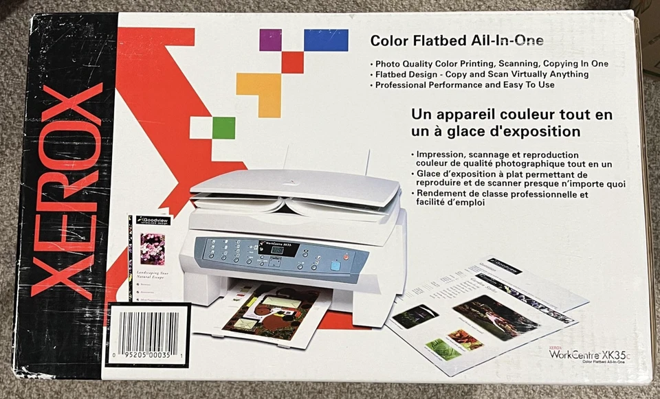 Vintage Xerox WorkCentre XK35c Color Flatbed All-In-One USB Printer Scanner - Image 3 of 4