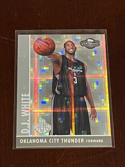 2008-09 Topps Co-Signers - Rookie D.J. White #125 Silver Hyper /25 (RC)