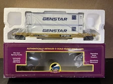 MTH Premier 20-95173 TTX Husky Stack Car O Gauge Genstar 48’ Containers  LNIB