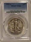 1929 S Walking Liberty Silver Half Dollar PCGS VF20 Better Date Walker