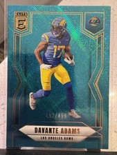 2025 Panini Donruss Elite - Davante Adams #79 Teal Matrix /499