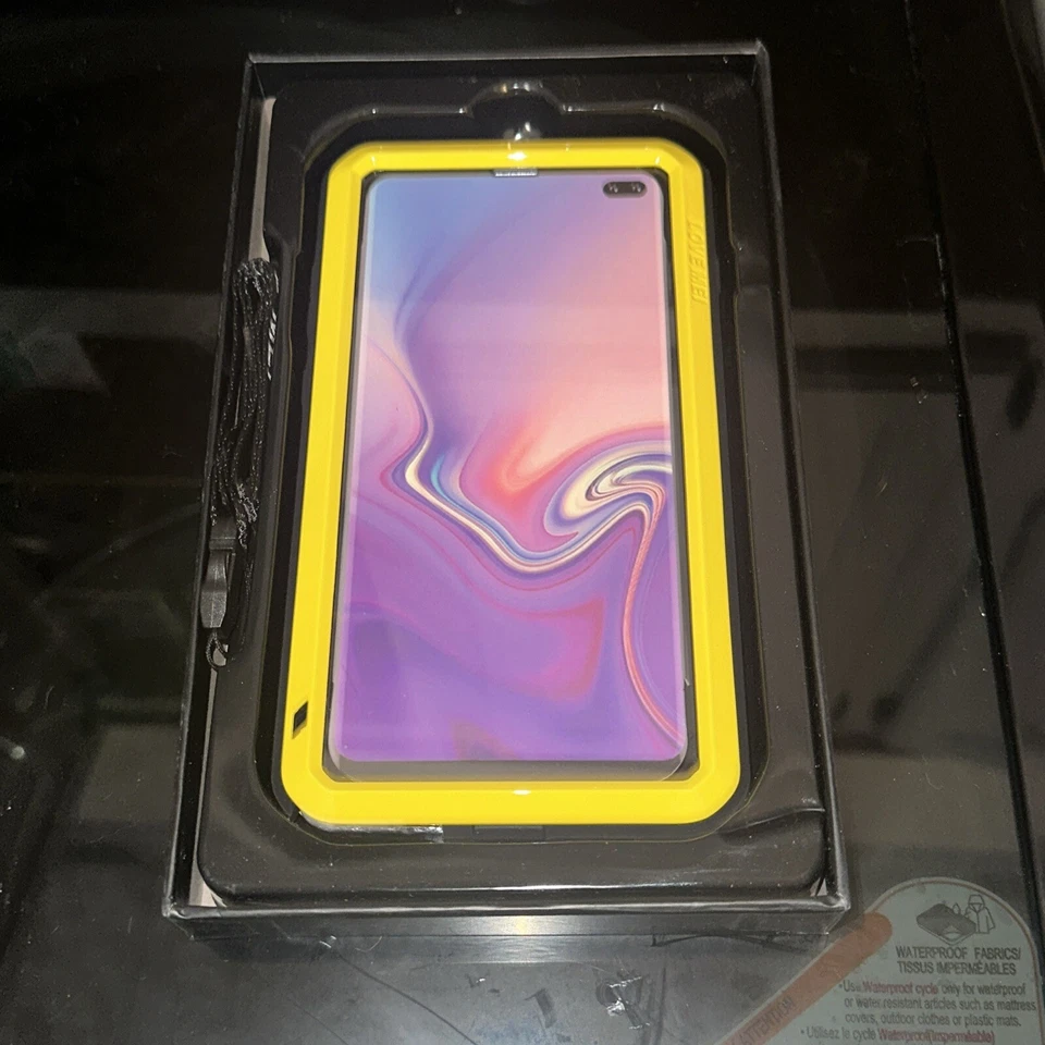 Love Mei Exterior Híbrido Aluminio Militar Arañazos Vidrio Armadura Estuche Cubierta Pesada Foto 2 de 3