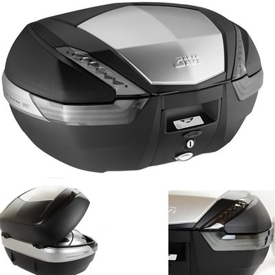 BAULETTO GIVI V47 Tech 47lt carbon look fino a 2 caschi modulari Moto  Scooter | eBay