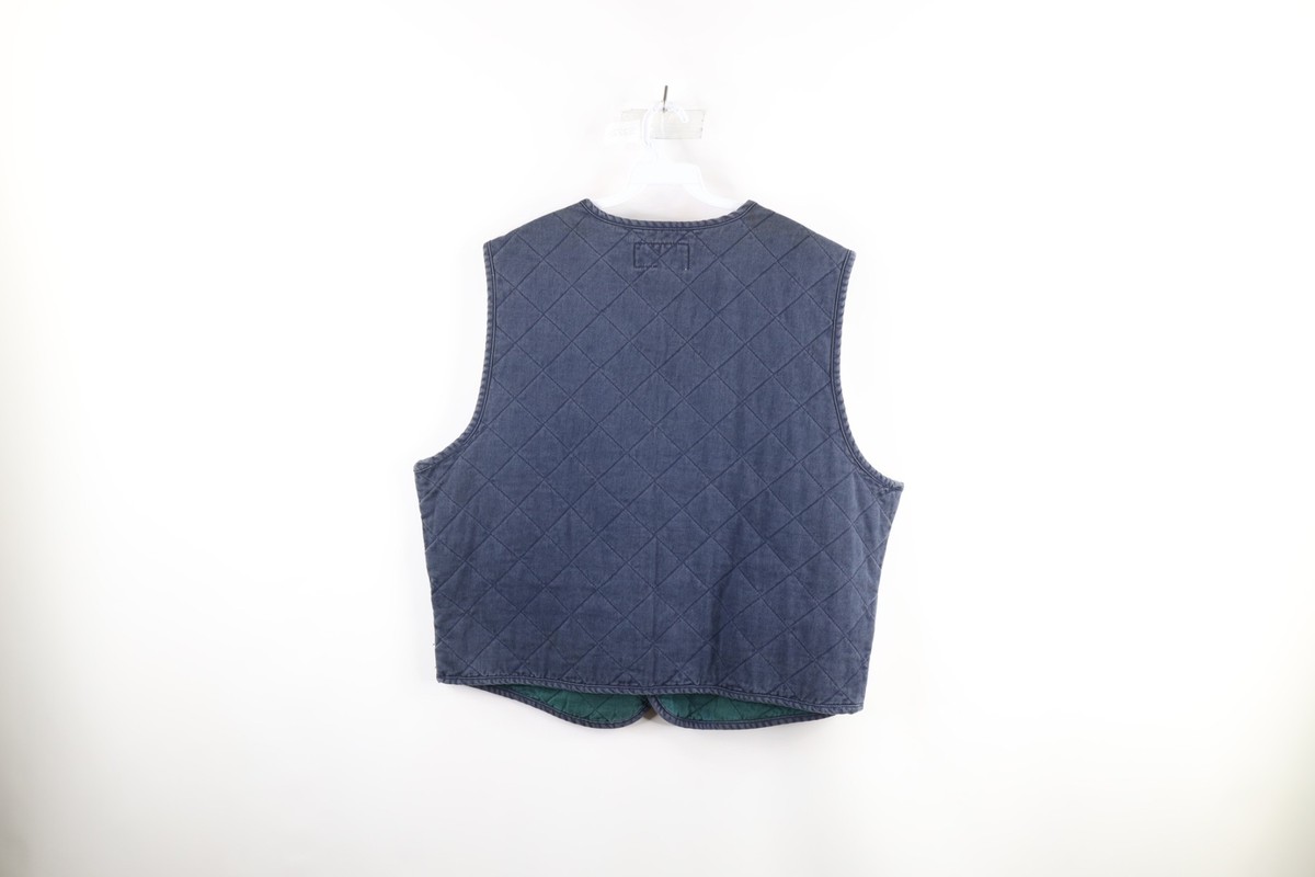 古着　Eddie bauer vest 90s 古着 90s Eddie Bauer 名作 「Collins Bay Vest」 パデッド