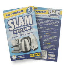  Multi-Purpose, Kettle, Iron, Coffee Machine Descaler - Kilrock Slam, Pk Of 3