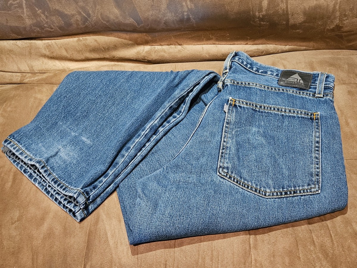 Men's VTG Levi's SilverTab Baggy Jeans Orange Label Zipper Men's VTG Levi's SilverTab Baggy Jeans Orange Label Zipper