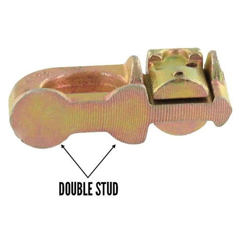 Heavy Duty 2x 1M Anchor Track Tie Down Point Rail + 6x Double Stud Fitting - Picture 7 of 9