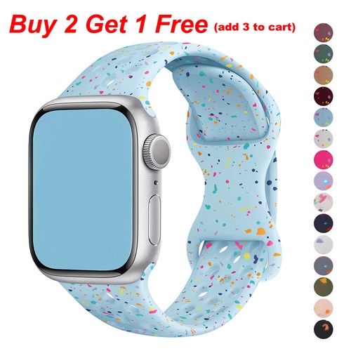 Silicone Strap For Apple Watch Band Ultra 2 49mm Bracelet Series 10 9 8 7 6 5 SE - 第 1/24 張圖片