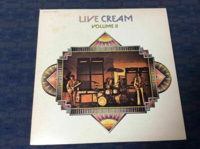 CREAM LIVE CREAM VOLUME II 1972 JAPAN Vinyl LP MP-2247 NEAR