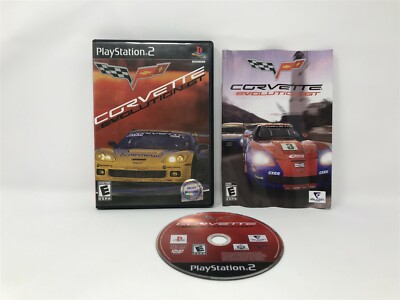 Corvette Evolution GT - Sony Playstation 2 PS2 - Complete in box - French Manual