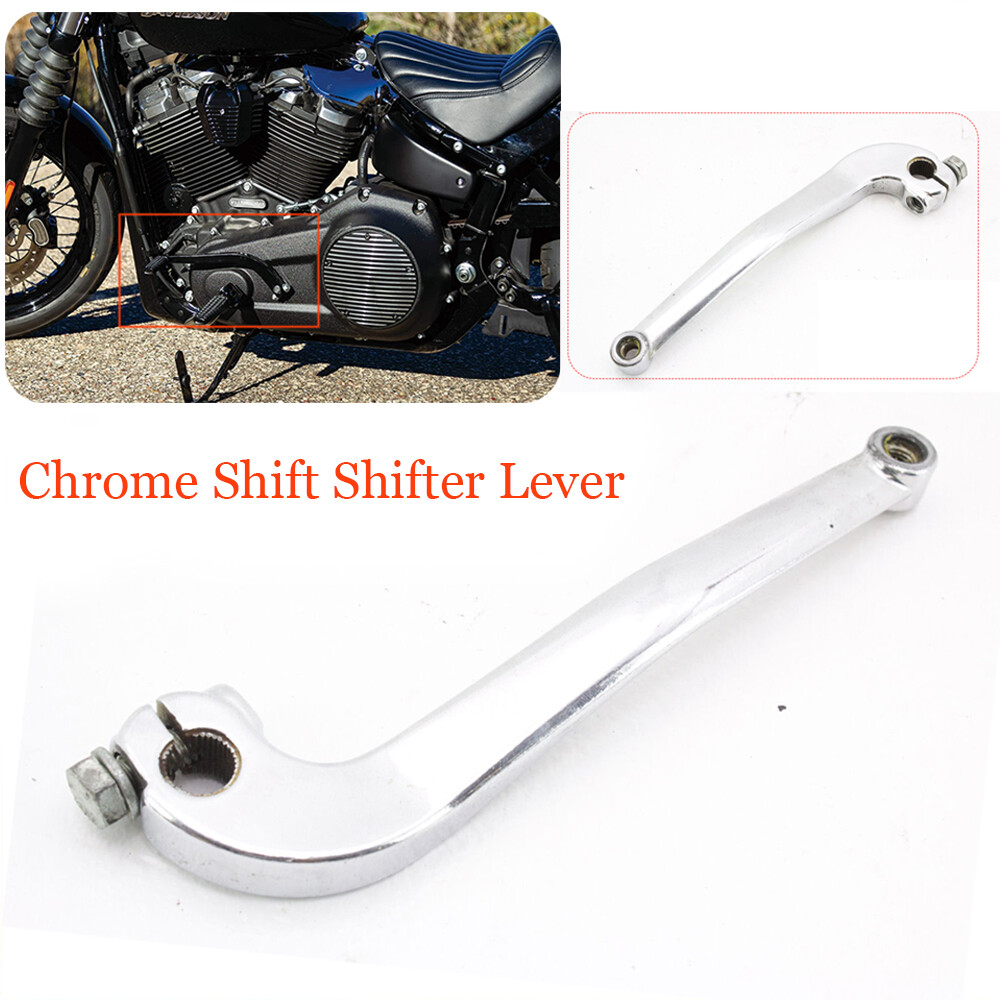 Drag Specialties Gloss Black Shift Lever For Harley Dyna & Softail - Custom Replacement Shifter