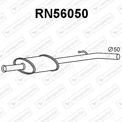 Silencieux avant Renault Twingo II 1.6 RS tube échappement Wind 1.6 essence