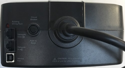 APC BACK-UPS NETWORK 40 SURGE PROTECTION BACK UP. NO BATTERY INCLUDED. - Picture 2 of 4